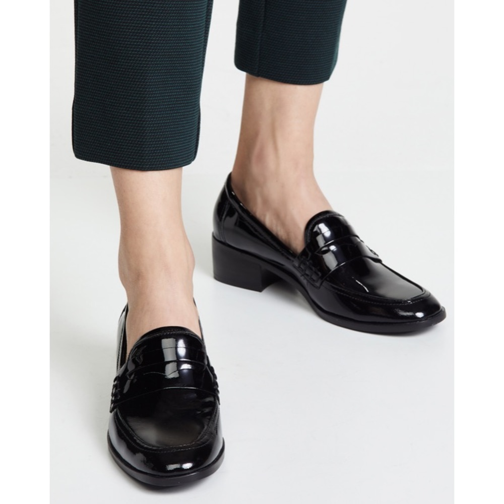 Steve Madden Iona Black Patent Loafers